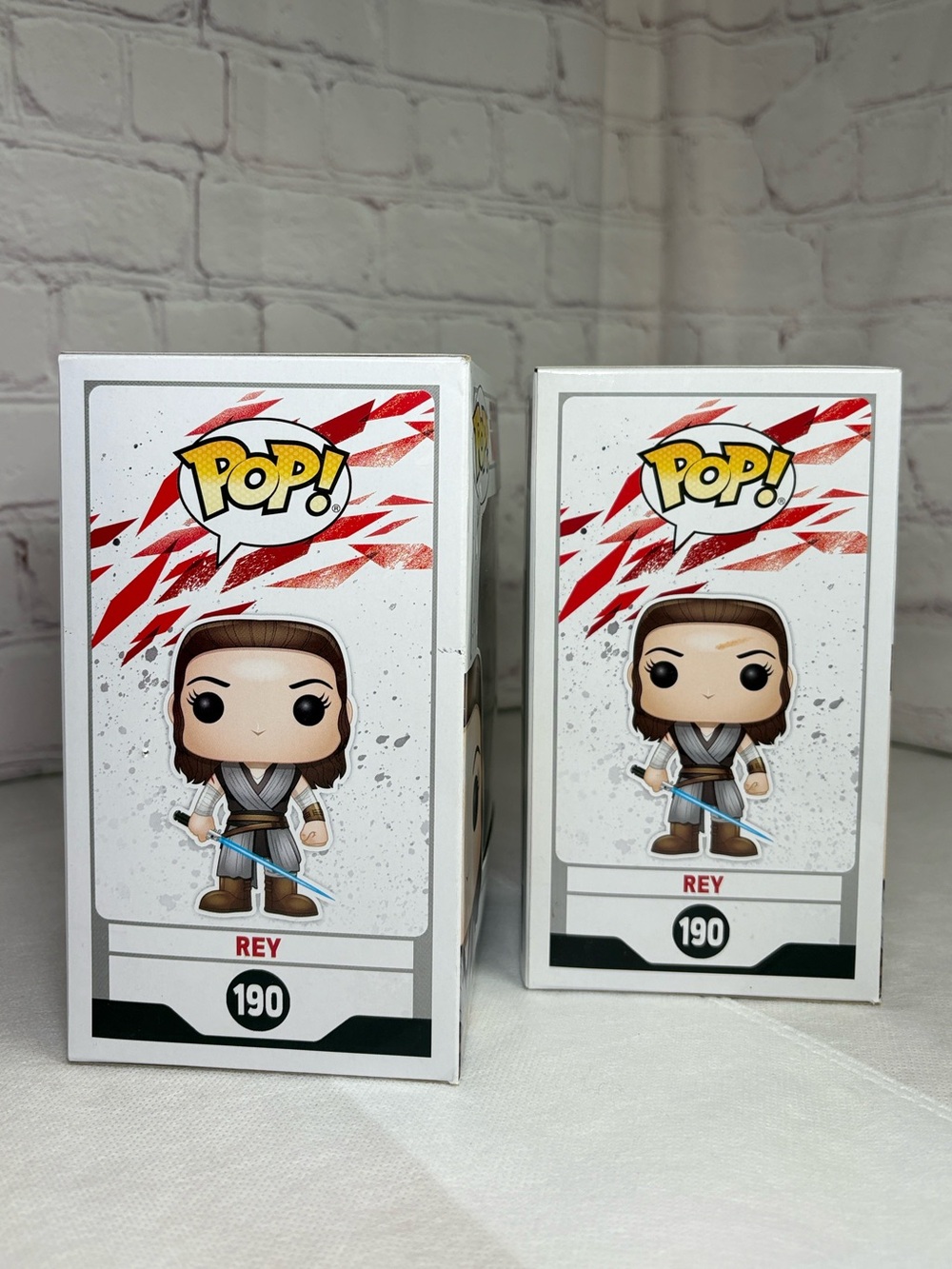 2 Funko Pop! Star Wars Rey a Vinyl Figures - Picture 5 of 13